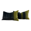 Load image into Gallery viewer, Ombre Velvet Pillow in  Mustard and Elephant.