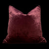 Load image into Gallery viewer, Antique Velvet Pillow In Plum. Lumbar Velvet pillow in Plum.
