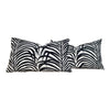Schumacher Zebra Palm Indoor/Outdoor Pillow. Lumbar Outdoor Pillow, Designer Pillow, Decorative Pillow Cover, Outdoor Cushion