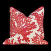 Thibaut Marine Coral Pillow Cover. Lumbar Coastal Pillow in Coral. Designer Coastal Pillow, Tropical Accent Pillow, Lumbar Pillow Throw