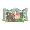 Anna French Cairo pillow Green. Medallion Designer pillow Decorative Pillow Slipcover, Euro Sham Green lumbar pillow, Floral green Throw