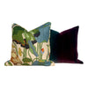 Back Ordered till End of June!!!!!!!  GP & J Baker Nympheus Linen Pillow. Lumbar Floral Pillow //  Chinoiserie Pillow //