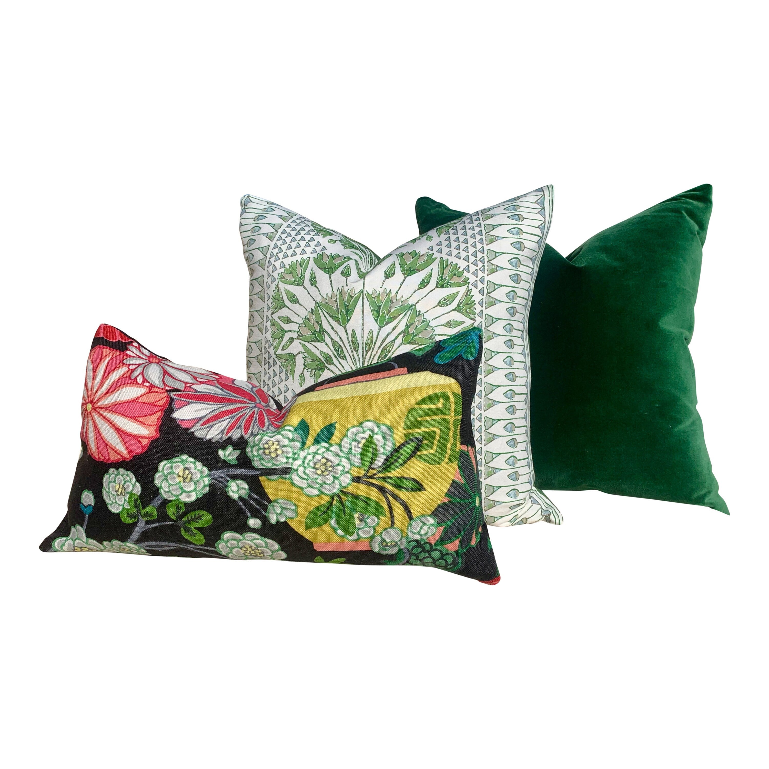 Anna French Cairo pillow Green. Medallion Designer pillow Decorative Pillow Slipcover, Euro Sham Green lumbar pillow, Floral green Throw