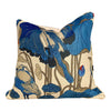 Load image into Gallery viewer, GP &amp; J Baker Nympheus Linen Pillow in Blue. Lumbar Floral Pillow. Designer pillows, accent cushion cover, decorative pillow, high end pillow