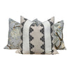 Thibaut Dhara Stripe Pillow in Charcoal, Flax. Lumbar Striped Accent Pillow Cover, Designer Pillow Sham, High End Pillow, Decorative Pillow