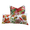 Schumacher Lansdale Bouquet Pillow Pink, Red Green. Lumbar Decorative Pillow, Designer pillows, accent cushion cover, high end pillow cover