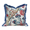 Chatelain Pillow Cover in Blue and Red.