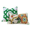 Load image into Gallery viewer, Kelly Green Thibaut Cyrus Cane Pillow Cover, Accent Pillow Throw, Decorative Cushion Cover, Lumbar Pillow, Designer Pillow
