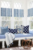 Scalamandre Shenyang Pillow Porcelain Blue. Chinoserie Accent Decorative Pillow Cushion Cover Case Floral Lumbar pillow Bird Pin Blue white