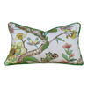 Load image into Gallery viewer, Schumacher Cranley Garden Pillow. Floral Lumbar Pillow, Green Yellow Pillow, Euro Sham 26&quot;x26&quot;, Fauna Pillow Cover