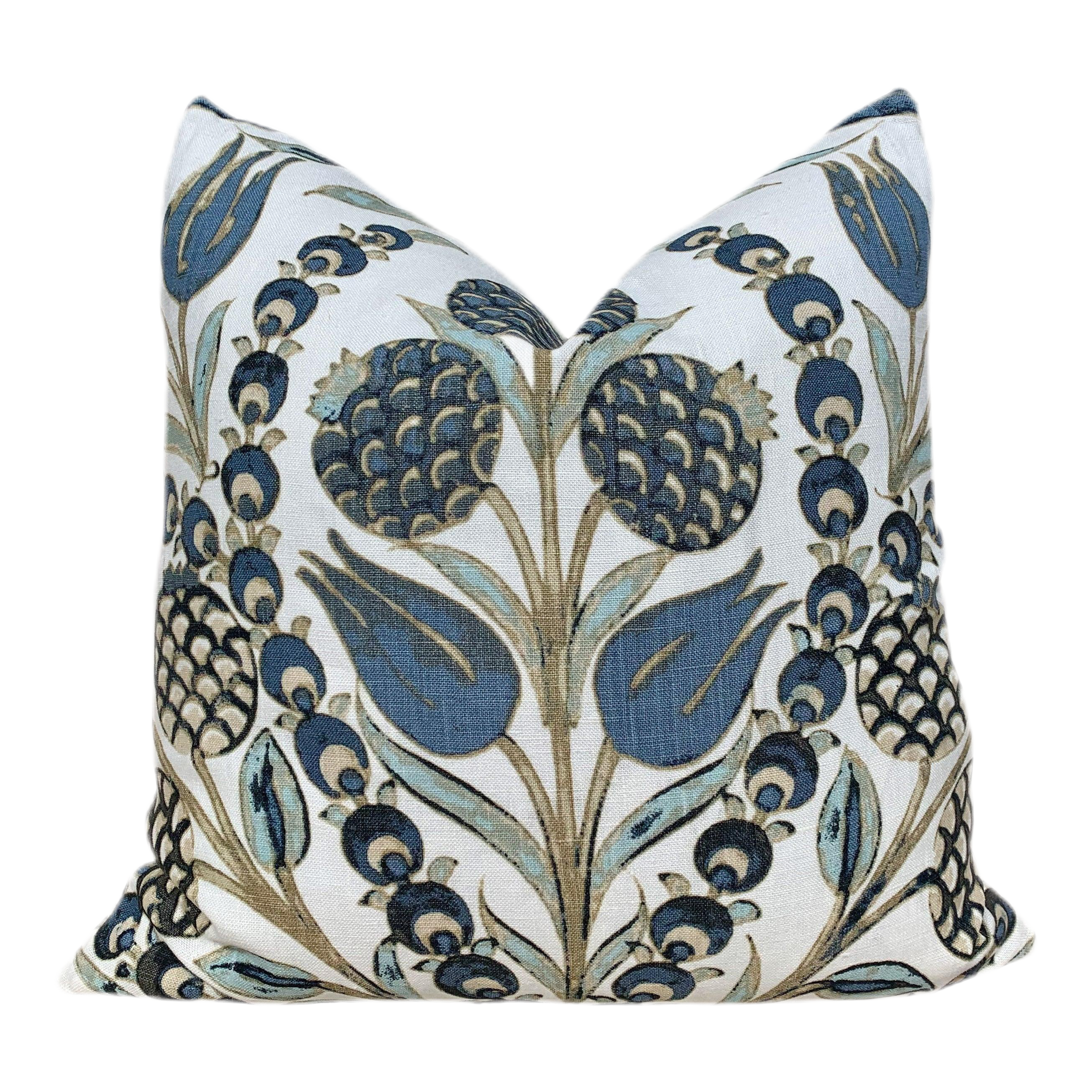 Thibaut Corneila Pillow in Aqua.