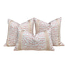 Load image into Gallery viewer, Schumacher Fauna Pillow in Blush. Decorative Pillow, accent throw cushion, designer pillow cover, lumbar accent pillow.