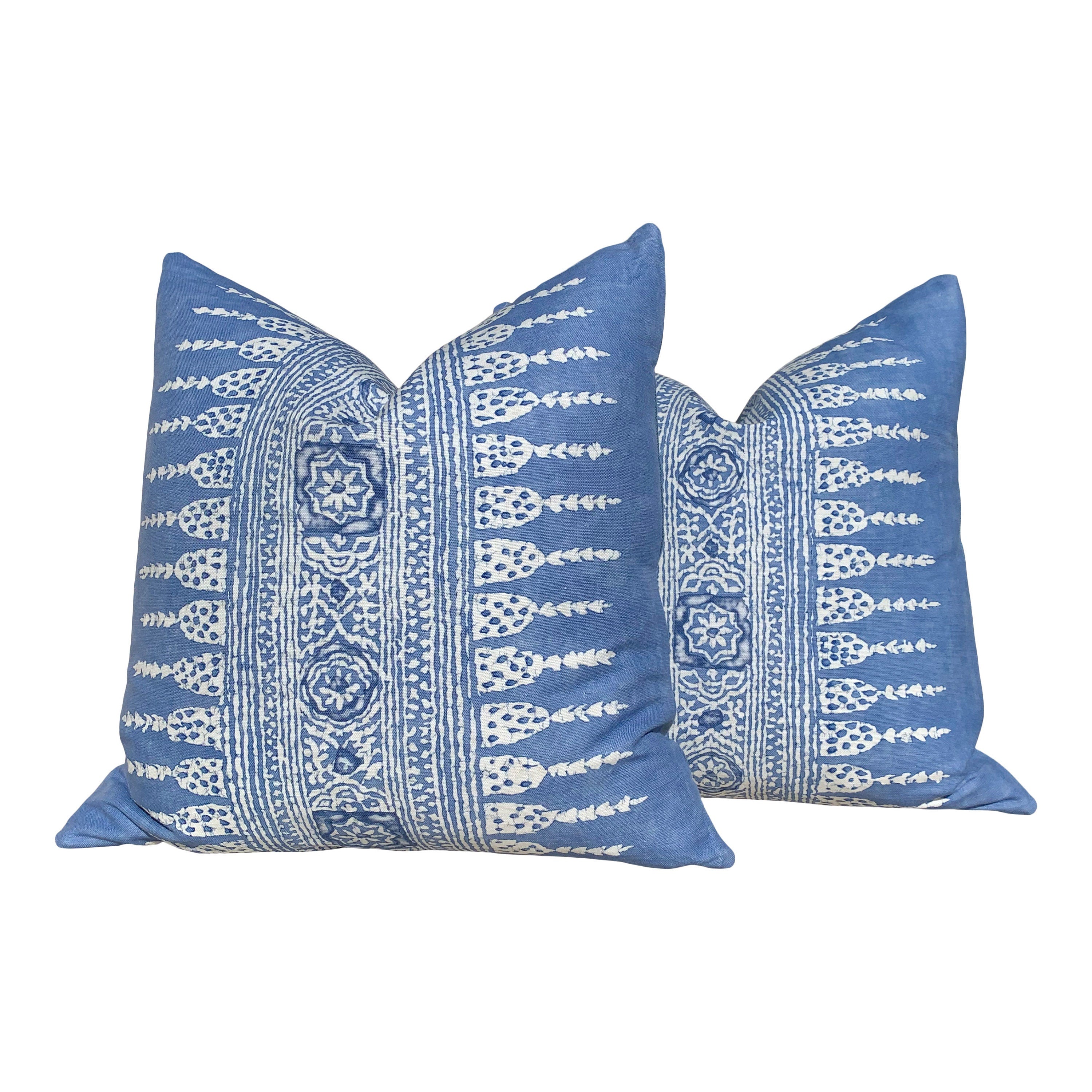 Stripe Blue Pillow. Lumbar Decorative Pillow  // Accent  Pillow 20X20 //  Designer pillows 18x18 //