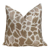 Thibaut Makena Decorative Pillow in Beige // Giraffe Lumbar Cushion Cover // Designer Pillow Cover // Accent throw pillow