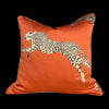 Load image into Gallery viewer, Leaping Cheetah Clementine Pillow. Animal Print Decor, Rectangular Lumbar Pillow, Safari Pillow Cover, Decorative Pillow, Euro Sham