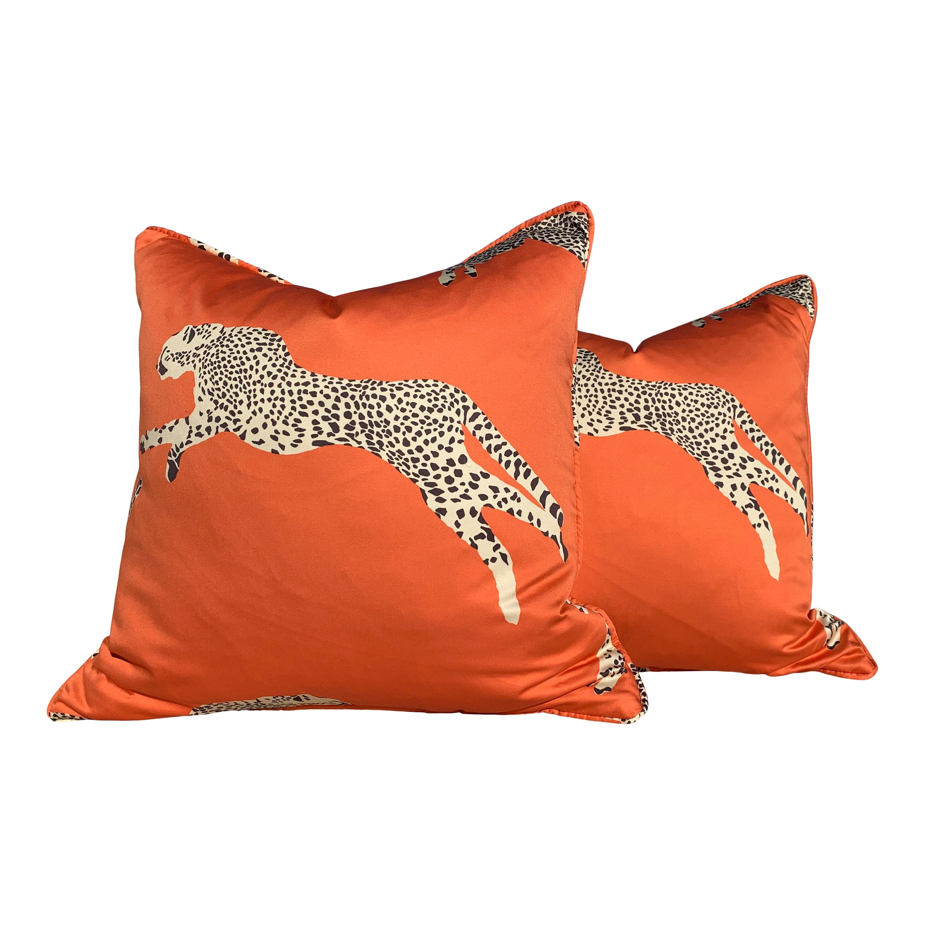 Leaping Cheetah Clementine Pillow. Animal Print Decor, Rectangular Lumbar Pillow, Safari Pillow Cover, Decorative Pillow, Euro Sham