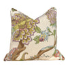 Load image into Gallery viewer, Schumacher Indian Arbre Pillow in Spring. Floral Lumbar Pillow //  Extra Long Lumbar Pillow // Accent Pillow // High End Cushion