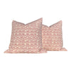 Schumacher Ellies Pillow in Rose. Lumbar Elephant Pillow // Animal Print Pillow // Euro Sham Pillow 26x26 // Pink Nursery Pillow