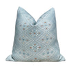 Load image into Gallery viewer, Thibaut High Plains Pillow in Spa Blue. Designer Pillows, High End Pillows, Aqua Blue Pillow Cover, Zig Zag Light Blue Accent Pillows
