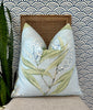 Winter Bud Floral Pillow in Sky Blue. Designer Pillows, High End Pillow Covers, Euro Sham Case 26