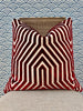Schumacher Vanderbilt Velvet Pillow Garnet. Velvet Pillow, Long Lumbar Pillow, Designer Pillows, High End Pillows, Contemporary Pillows