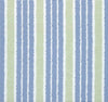 Outdoor/ Indoor Top Sail Striped Pillow Blue and Green. Designer Woven Decorative Sunbrella Outdoor Pillow Cover Blue and Green Stripes