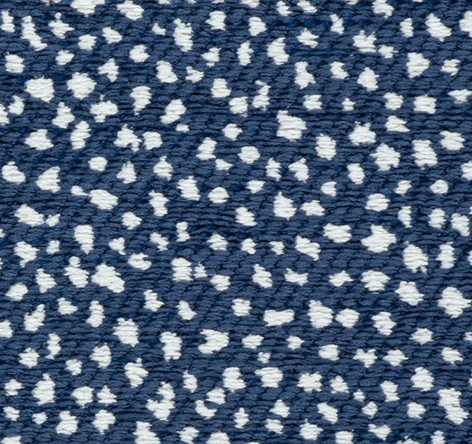 Thibaut Fawn Indoor Outdoor Pillow in Midnight. Outdoor Designer Pillows, High End Pillows, Navy Modern Pillow, Animal Print Lumbar Pillow