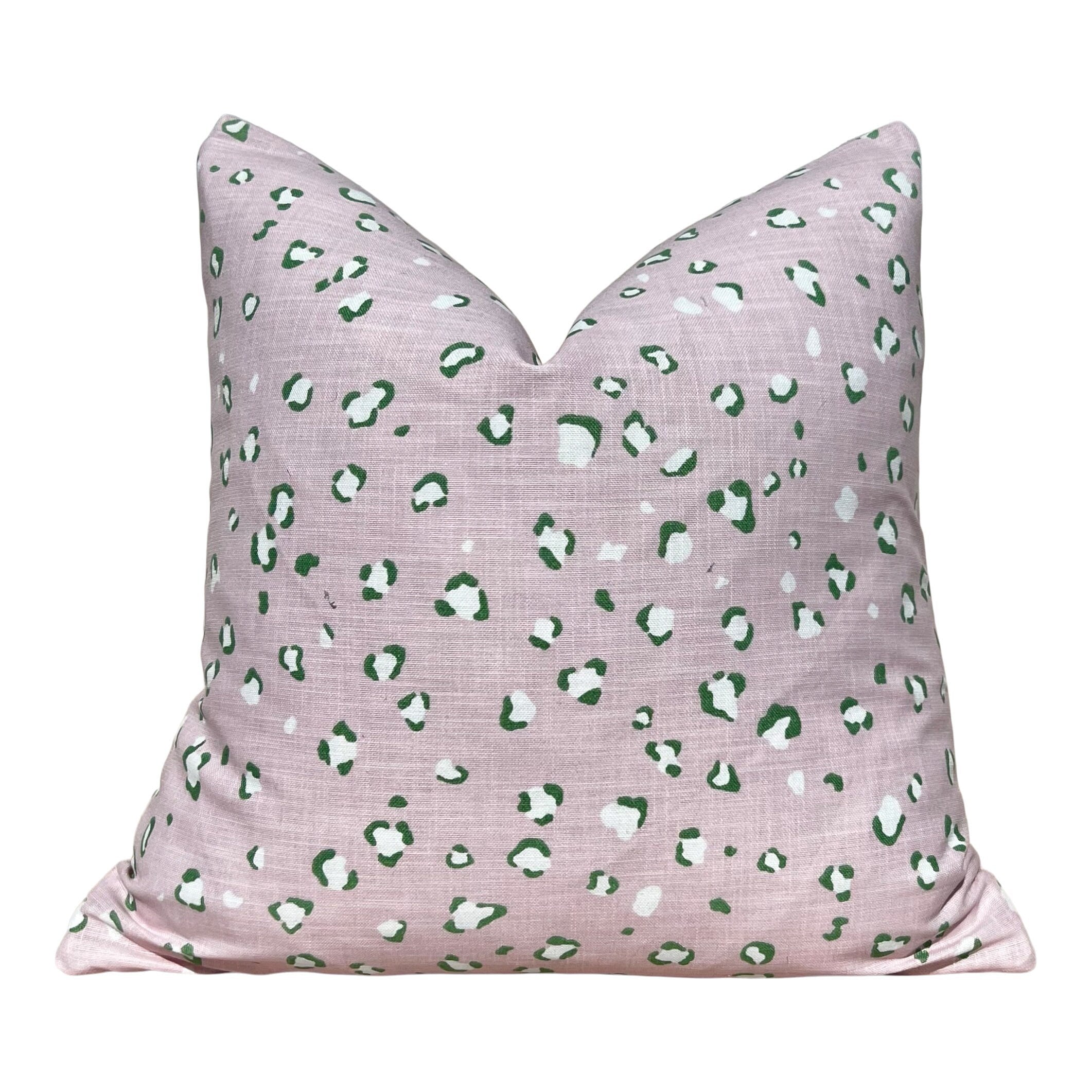 Indoor/Outdoor Schumacher Wild At Heart Pillow in Pink. Decorative lumbar Pillow, Designer Cushion Cover, Accent Pillow, Outdoor Pillow