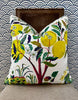 Schumacher Linen Citrus Garden Pillow in Lime. Designer Linen Pillow, Josef Frank Accent Pillow, Lemon Tree Pillow Cover, Schumacher Pillow