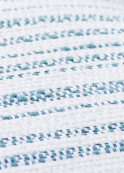 Thibaut Bellano Stripe Pillow Powder Blue. Lumbar Woven Striped Blue White Pillow Cover, Decorative Euro Sham, Designer Blue Accent Pillow